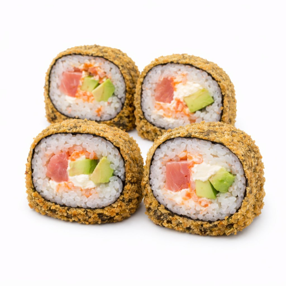 Жаренный ролл с тунцом, 4шт